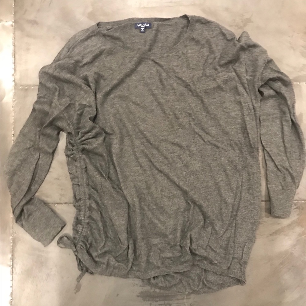 Splendid gray long sleeve sweater